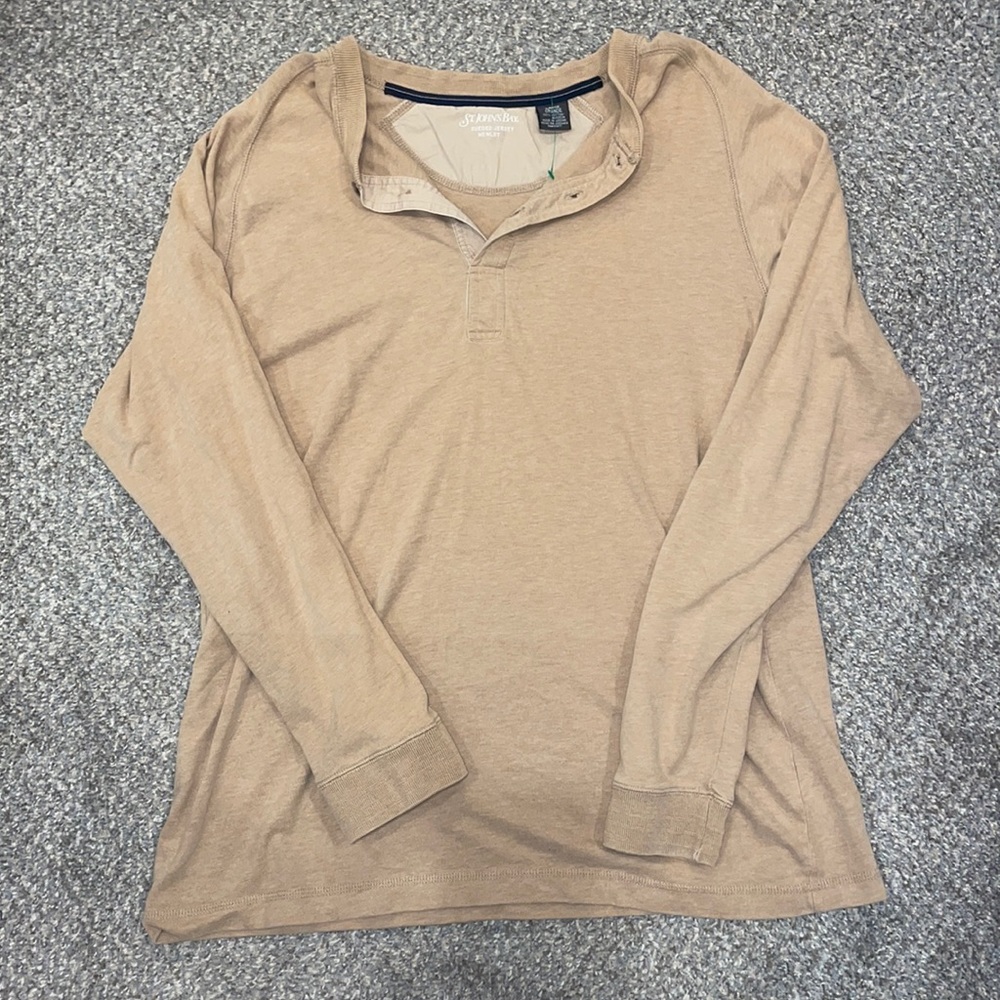 St. John’s Bay Sueded Jersey Henley